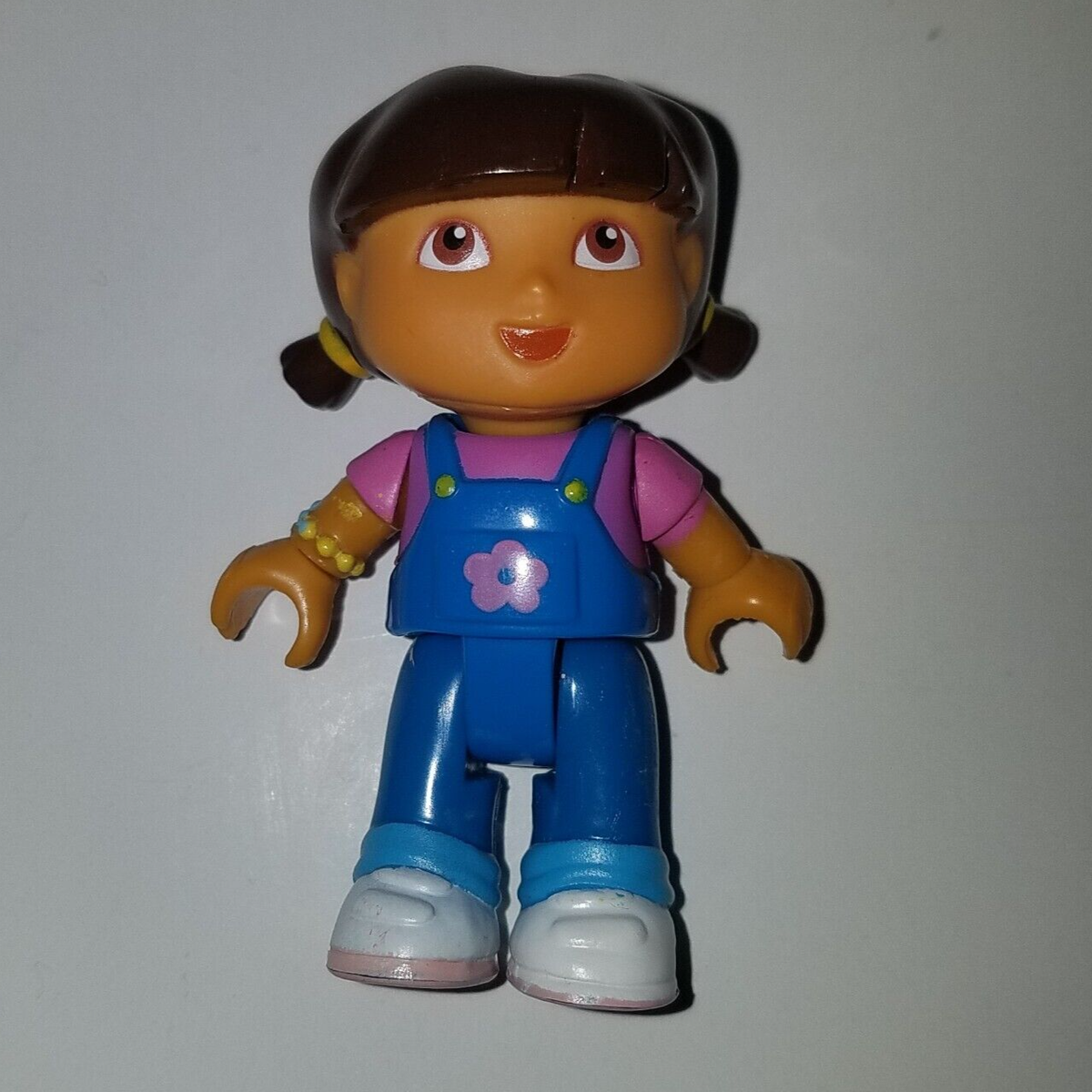 Dora the Explorer Toy Figure Mega Bloks Blue Overalls Pigtails | eBay
