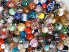 1# SMALL Mixed Lampwork - Ball shapes