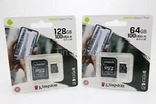 Kingston Micro SD Card Class 10 64GB 128GB for Smartphones & Tablets New