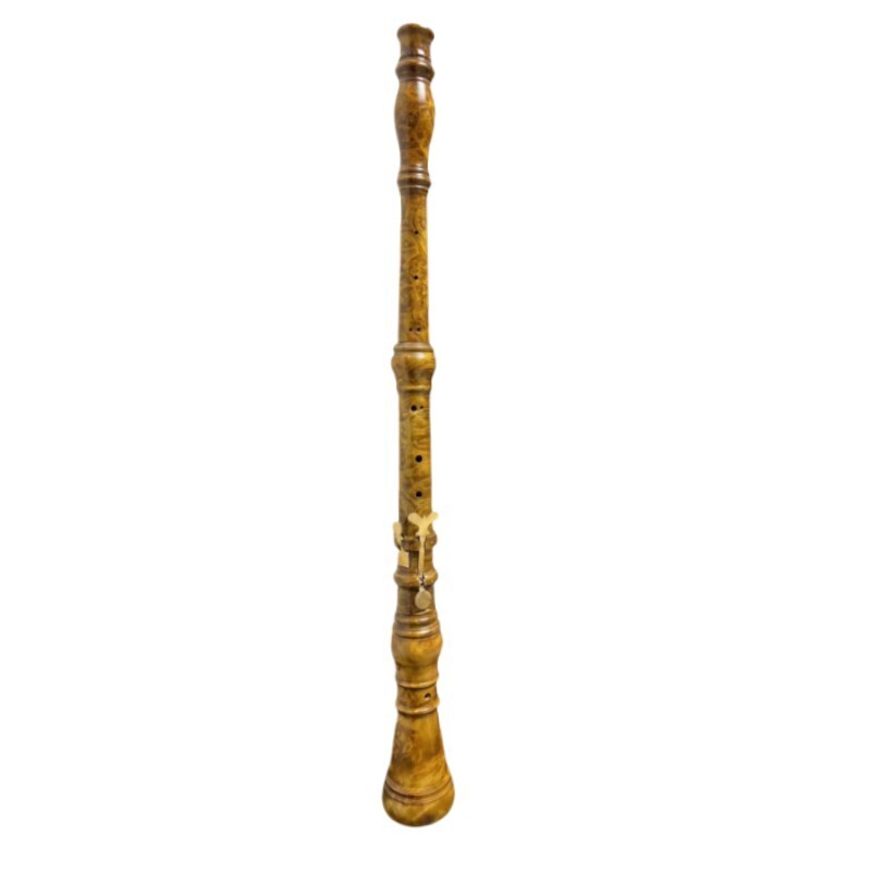 Professional German Baroque style Oboe A415HZ, orange Bird's eye wood