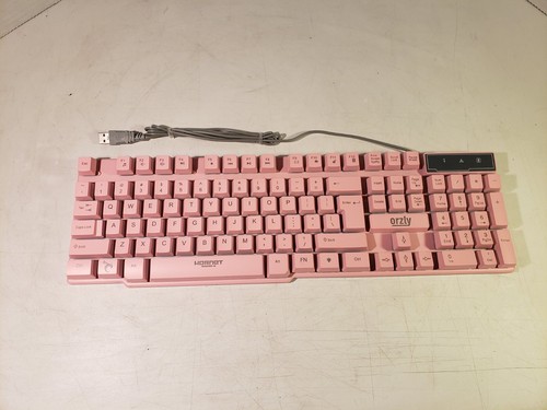 Orzly Hornet RX 250-K Pink Gaming Keyboard USB Membrane **NEW** - Picture 4 of 9