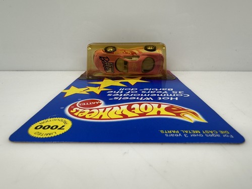 Vintage 1994 Hot Wheels 35th Anniversary Barbie Camaro Race Car Pink 1/7000 HTF - Picture 5 of 7