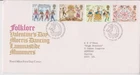 GB FDC 1981 FOLKLORE STAMP SET BUREAU PMK