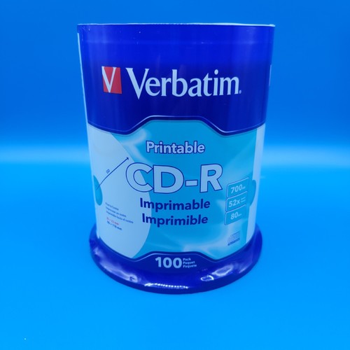 Verbatim CD-R 700MB - 52x burning speed, Thermal printable, DataLifePlus, 50 Pack Spindle
