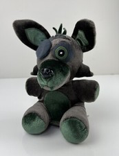 Five Nights at Freddy s Phantom Foxy Stuffed Plush Shiny Silvery Gray FNAF 8"