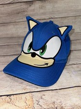 Sonic the Hedgehog Official Sega Snapback Baseball Adult Cap Hat 3D Padded Ears