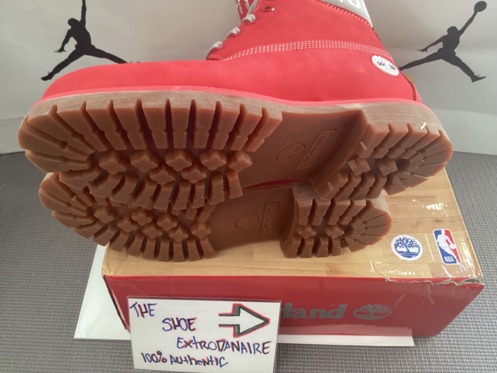 Timberland 6 Premium NBA Houston Rockets Boots Size 10 US image 5