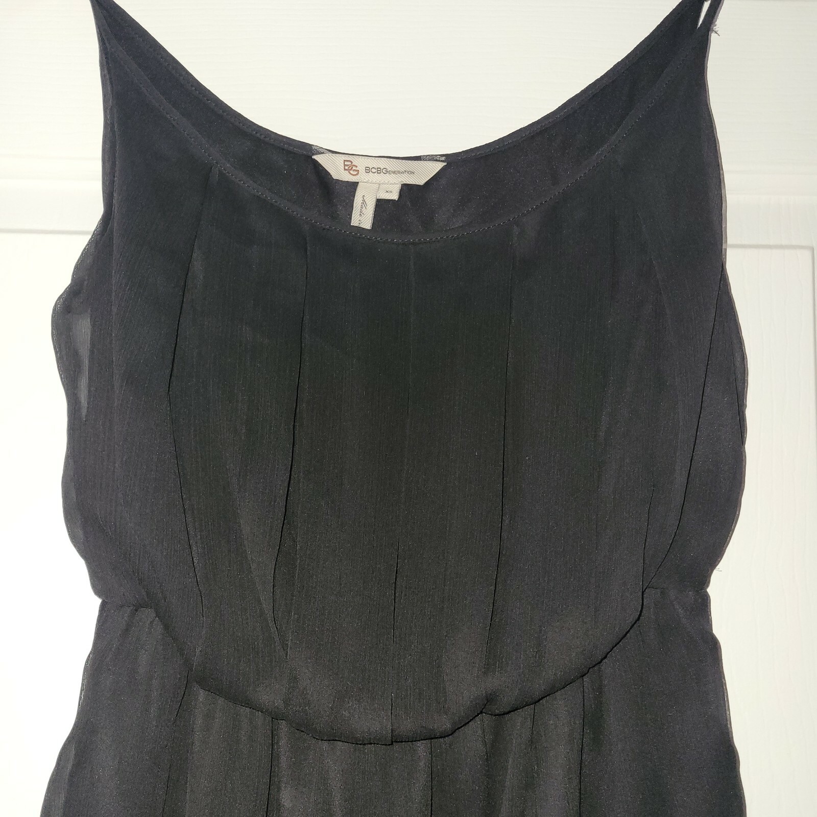 BCBGENERATION SOLID BLACK SLEEVELESS PARTY COCKTA… - image 10