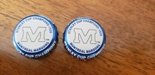 MONTREAL MAROONS STANLEY CUP CHAMPS LOGO BEER CAPS 2 DIFFERENT
