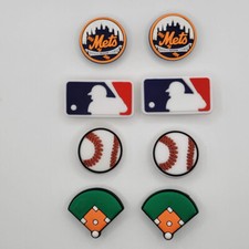 MLB New York Yankees Baseball Team For Crocs Shoe Charms Jibbitz - 8 Pieces