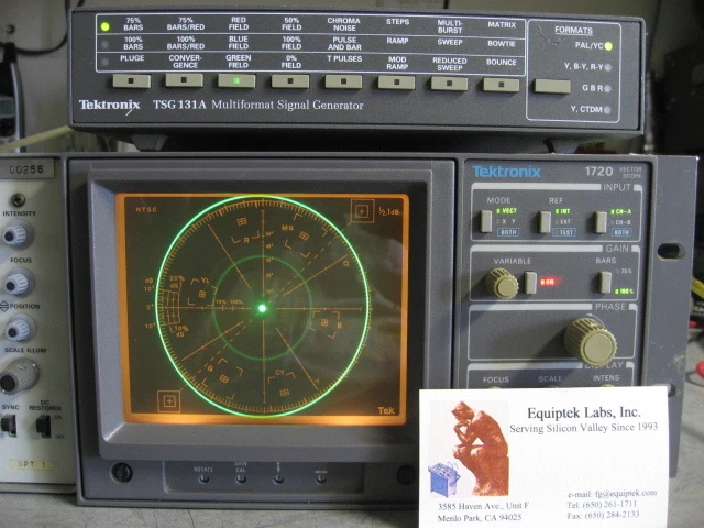 Tektronix TSG131A PAL Video Generator with Sound WORKS GREAT! opt. 3 (Audio) - Image 2 of 4