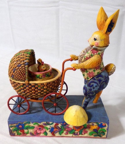 Jim Shore Retired You’re a Good Egg Easter Bunny Sculpture 2004 - Picture 10 of 16