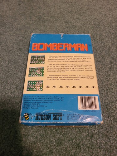 Bomberman (Nintendo) NES (Complete in Box) 100% Authentic! (Tested & Works Well) - Picture 16 of 16