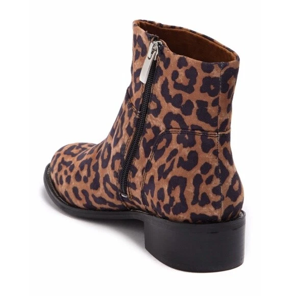 Franco Sarto Benny Leopard Ankle Boots eBay
