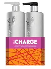 KENRA PLATINUM COLOR CHARGE SHAMPOO & CONDITIONER LITER DUO SET - 31.5oz