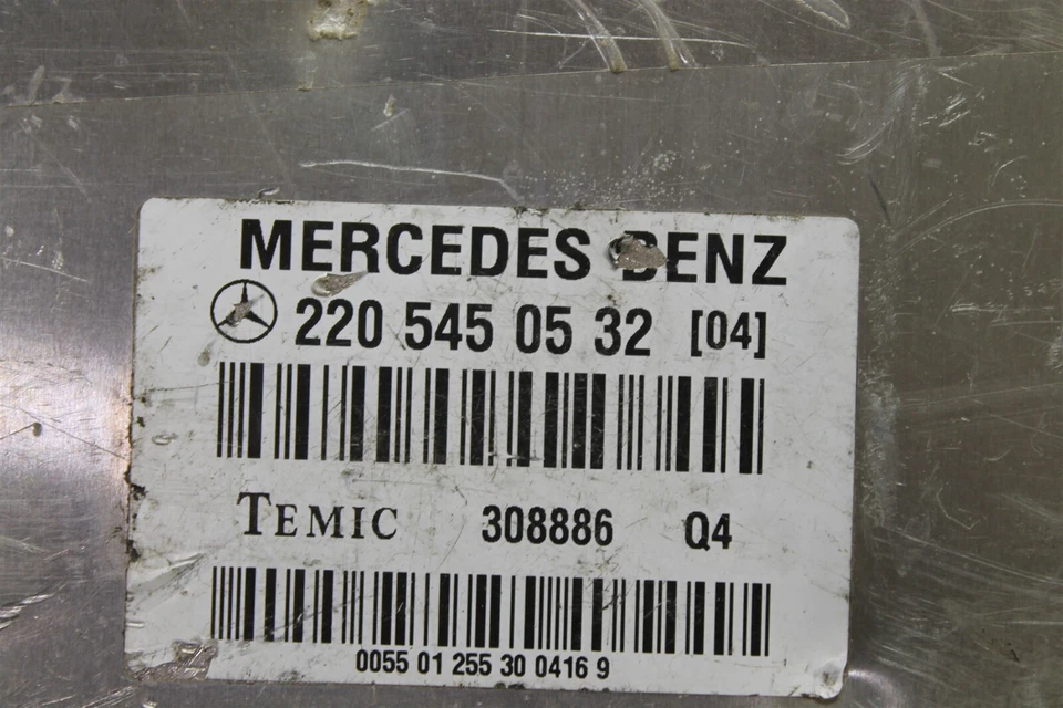 Unidad de control de suspensión Mercedes S430 S500 2000-2005 2205450532 módulo 608 4D8-1 Foto 3 de 4
