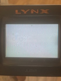 Atari Lynx 2 Handheld w/ California Games Missing Battery Cover Tested