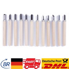 Schnitzmesser Schnitzwerkzeug Hohleisen Schnitzeisen Schnitzen Holz 12 teilig