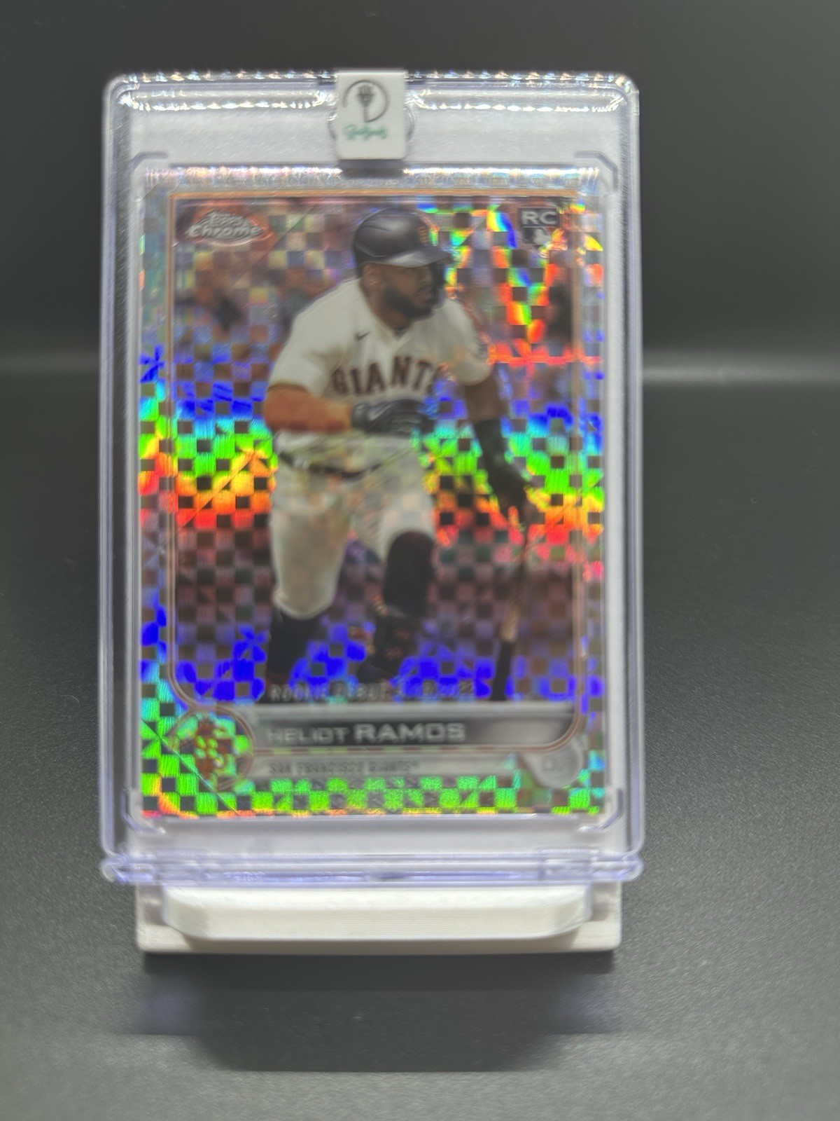 2022 Topps Chrome Update HELIOT RAMOS Rookie Debut USC2 X-FRACTOR #/99 Giants RC