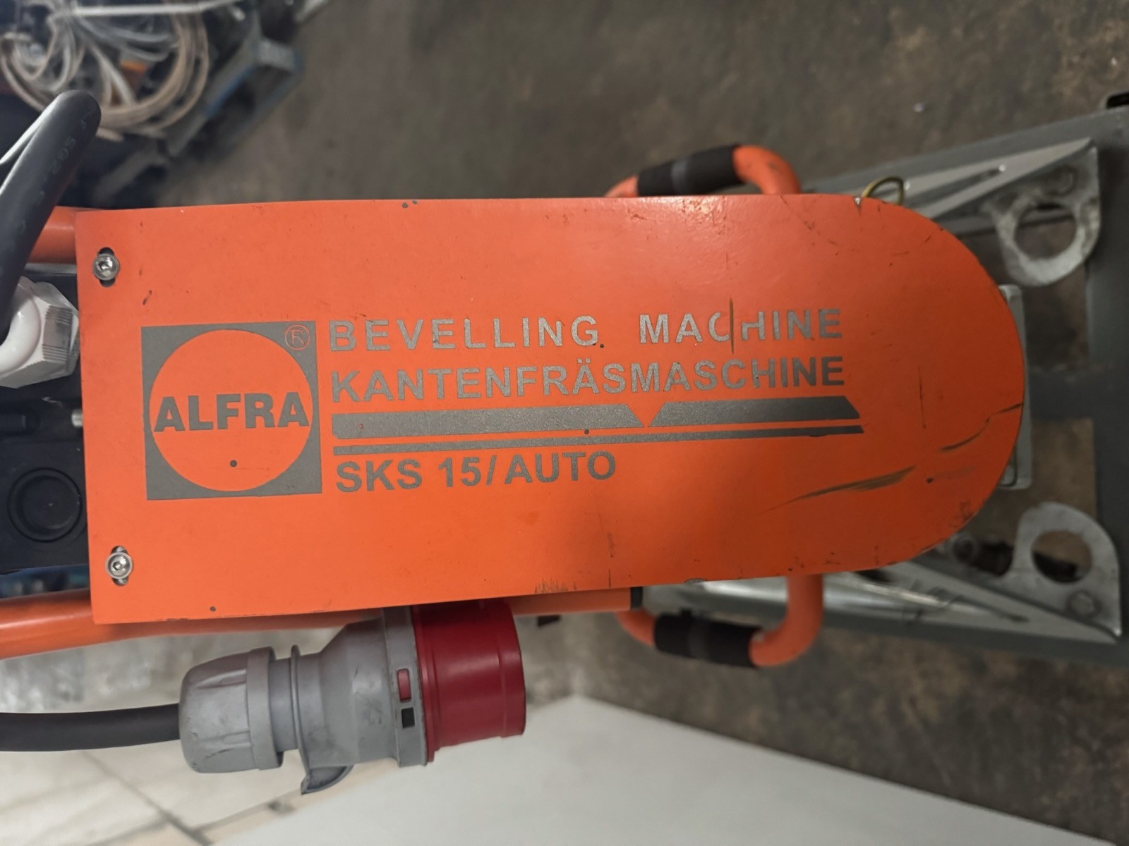 ALFRA SKS-15 Auto Schweißkantenfräsmaschine 15mm Fase 15-60° 1500W fahrbar – Bild 4