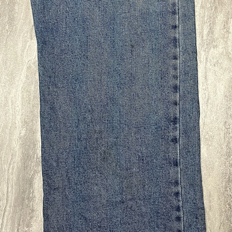 Levi's 505 Regular Jeans Mens W34 L27 Medium Wash Denim Mid Rise Straight Leg, photo 3 of 5