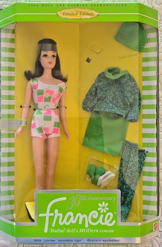 30th Anniversary Francie MOD Vintage (Barbie's Modern Cousin) - NRFB 1996 14608