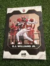 2025 Onit Black Indiana Hoosiers Football  B-16 E.J. Williams Jr.  AV1