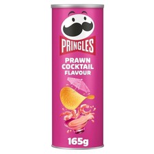 Pringles Prawn Cocktail Sharing Crisps 165g PACK OF 6