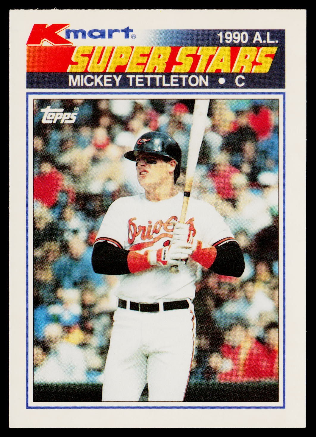 1990 Topps Kmart Super Stars #24 Mickey Tettleton