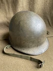 WWII WW2 US Army Military M1 Helmet & Firestone Liner Swivel Bail Named