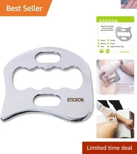 Stainless Steel Gua Sha Scraping Massage Tool - Ultimate Soft Tissue Mobiliza...