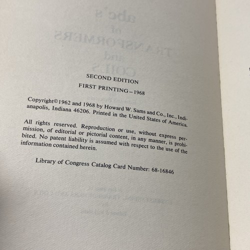 ABC's of Transformers & Coils Edward J Bukstein 1968 Second Edition First Print - Picture 6 of 7