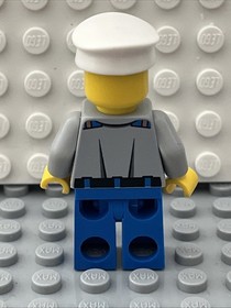 Lego Minifigure City Coast Guard Captain from Lego City 60014