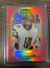 Marc-Andre Fleury 2019-20 UD Stature Red Portrait /20 Golden Knights