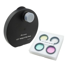 1.25" Multiple 9-Position Filter Wheel for Telescope - with LRGB Filter Set