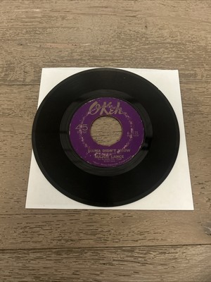 MAJOR LANCE: the monkey time / mama didn't know OKEH 7'' Single 45 RPM G+