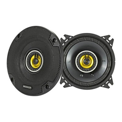 Open Box Kicker 46CSC44 CS Series 4'' 2-Way Coaxial Speakers with 150W Peak Power