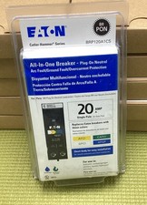 Circuit Breaker Eaton BRP120DF BRP120A1CS 20 Amp Dual GFCI/AFCI Plug-On Neutral
