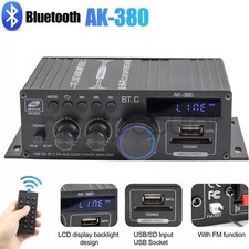 HIFI Power Amplifier 800W Dual Channel Bluetooth Mini Audio Stereo Amp Home Car