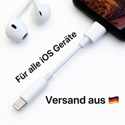 ''Premium Klinken adapter für iPhone zu aux: Erstklassige Audioqualität & sehr ro