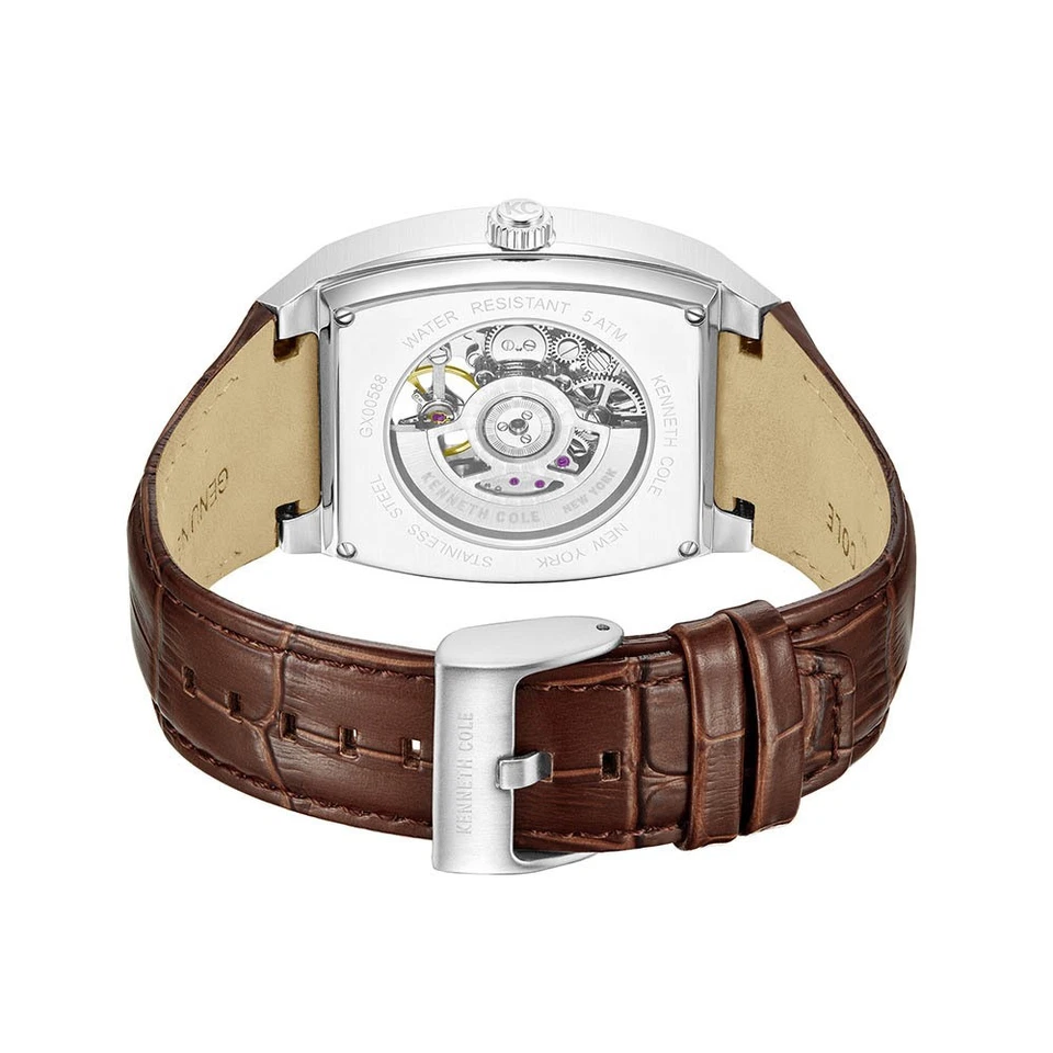 Kenneth Cole Men's Automatic Skeleton Watch - KCWGX0058801 NEW - Image 3 of 4