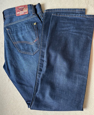 HILFIGER DENIM Herren Jeans Größe W34 L32 Blau Rogar Regular