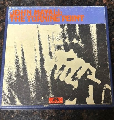 JOHN MAYALL ''TURNING POINT'' 4-Track 3 3/4 IPS Stereo Tape exlnt rare