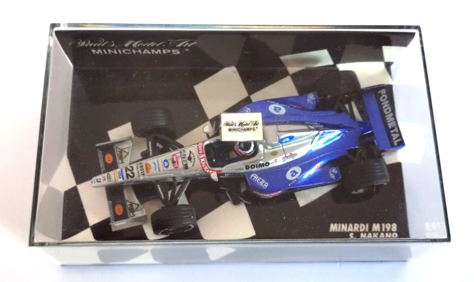 Minichamps 1:43 Minardi M198 – Shinji Nakano – Formula 1 1998 – F1 Model — 第 3/4 张图片