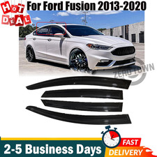 4x Mugen Style Window Vent Visor Rain Guards Deflector For Ford Fusion 2013-2020
