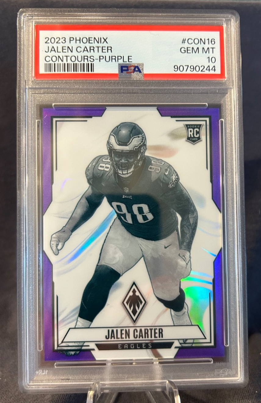 Jalen Carter Panini Phoenix Contours #CON16 Purple