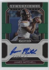 2023 Panini Chronicles Draft Picks Green Prizm James Mitchell #SS-JMI Auto 0c6