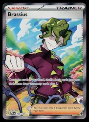Brassius 135/131 Prismatic Evolutions Full Art Ultra Rare Holo