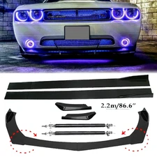 Front Bumper Lip Spoiler Splitter Car Body Rear For Dodge Challenger SRT R/T SXT