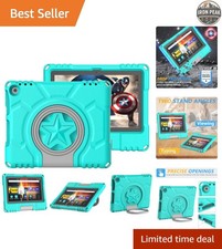 Kids Tablet Case 8in Shockproof Turquoise Cover for 8-Inch Tablets Durable